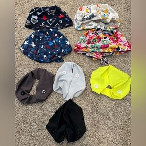 Scrub cap and headband bundle